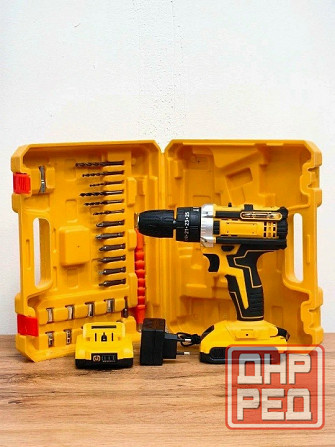 Шуруповерт аккумуляторный с комплектом Донецк - изображение 2