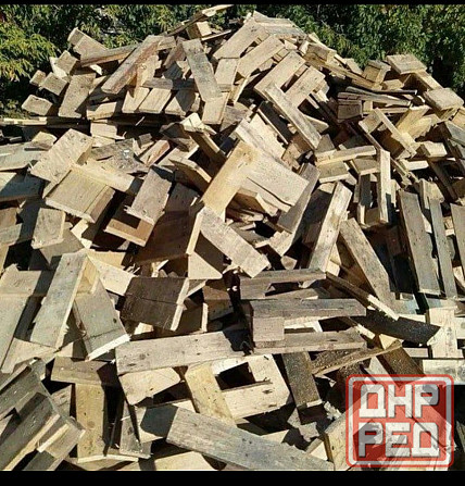 Дрова-пилиные поддоны куб 3600 заказ от 2 кубов Донецк - изображение 1