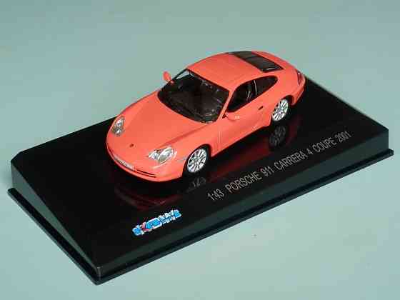 Porsche 911 Carrera 4 Coupe 2001 red - KDW - 1/43 Донецк