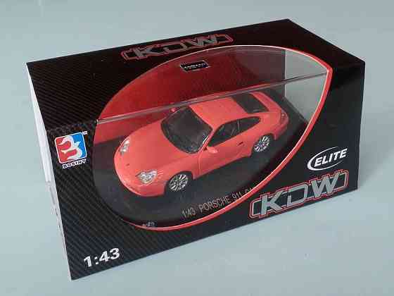 Porsche 911 Carrera 4 Coupe 2001 red - KDW - 1/43 Донецк