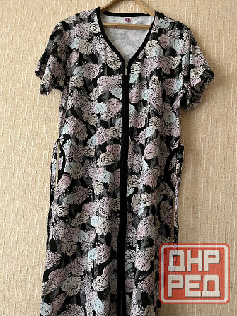 Продам новый женский халат, хлопок, размер 52 Донецк - изображение 1