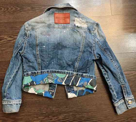 Джинсовая куртка джинсовка на 7-8 лет на рост 128 см Донецк