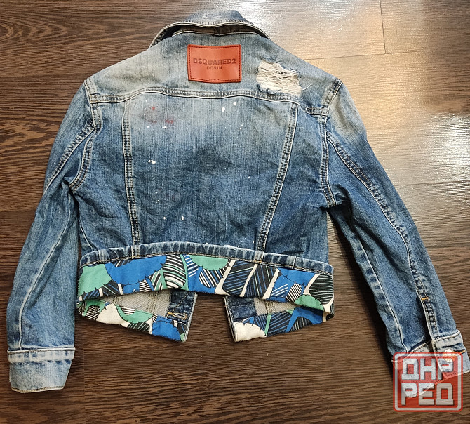 Джинсовая куртка джинсовка на 7-8 лет на рост 128 см Донецк - изображение 2