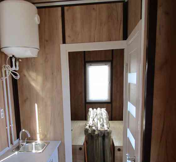 Бежевый дачный модуль. Донецк