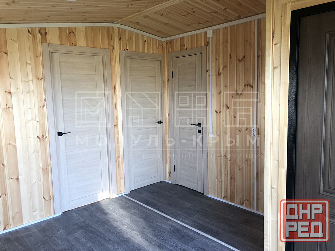 Бежевый дачный домик с террасой. Донецк - изображение 4