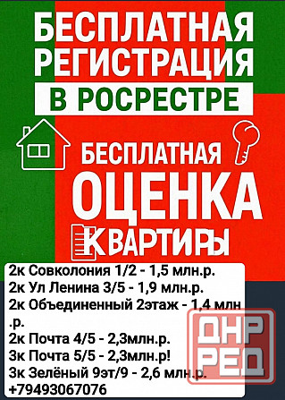 2комнатные Макеевка от 1+ млн руб Макеевка - изображение 1