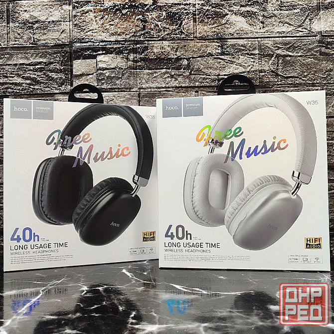 Наушники с микрофоном Hoco W35 Донецк - изображение 1