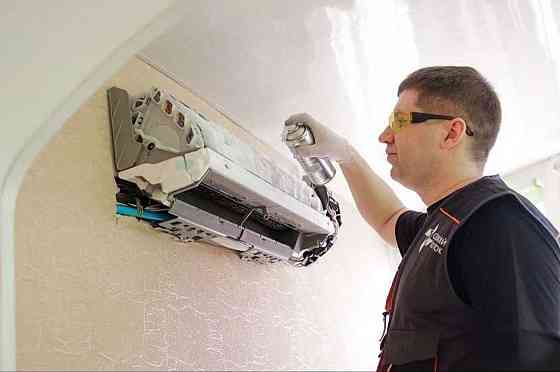 Чистка и обслуживание сплит систем. Дозоправка Донецк