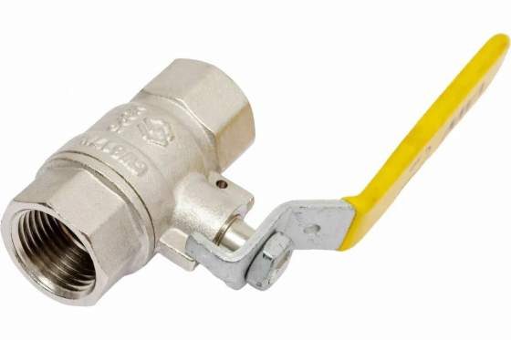 Шаровой кран MVI газовый полнопроходной 3/4" внутренняя-внутренняя, ручка рычаг Аксай