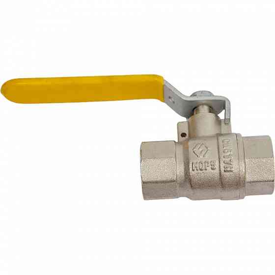 Шаровой кран MVI газовый полнопроходной 3/4" внутренняя-внутренняя, ручка рычаг Аксай