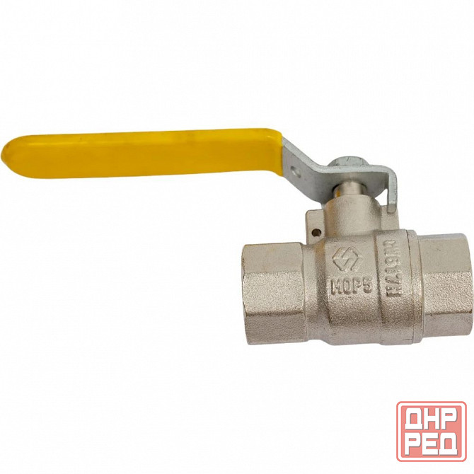 Шаровой кран MVI газовый полнопроходной 3/4" внутренняя-внутренняя, ручка рычаг Аксай - изображение 1