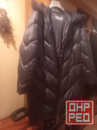 Пальто зимнее фирменное с капюшоном новое,р-р52-54,длина по-колено на средний рост Донецк - изображение 2