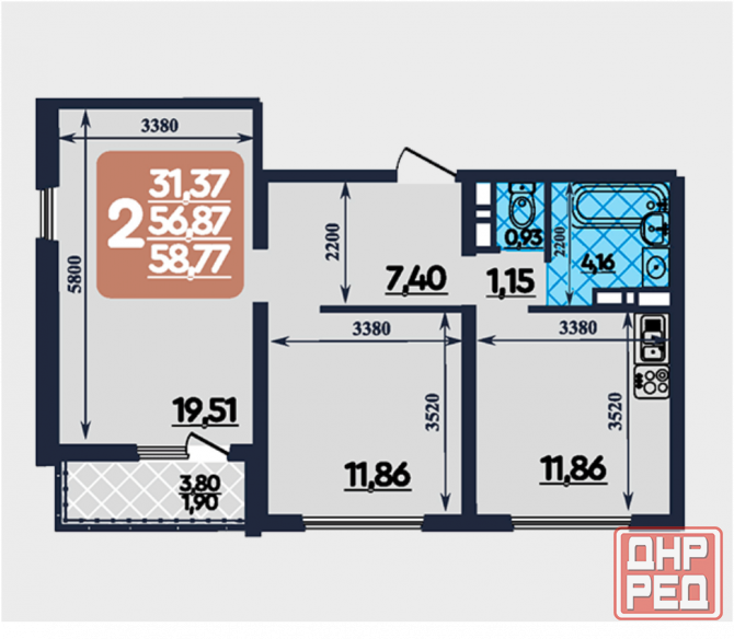 Без комиссии! Продажа новых квартир в Мариуполе Мариуполь - изображение 5