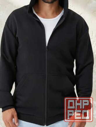 Новая мужская худи пайта с капюшоном на молнии Донецк - изображение 1