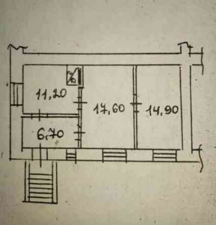 Продаю 2-х комнатную квартиру на земле в Пролетарском районе, Моспино Донецк
