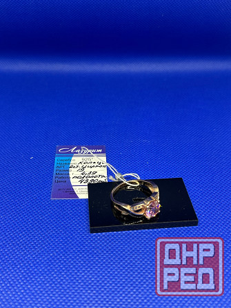 Серебро в позолоте.Кольцо, серьги. Донецк - изображение 3