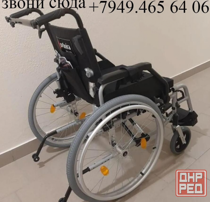 инвалидные коляски лёгкие складные есть и за 7 500 р и 9 500 р и 12 т р и до 15т р новые все коляски Макеевка - изображение 2