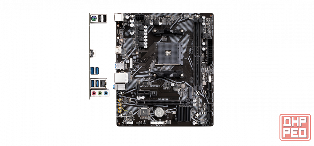 Материнская плата Gigabyte A520M K V2 Донецк - изображение 1