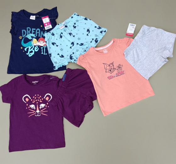 Летние костюмы для девочек 86/92 Донецк