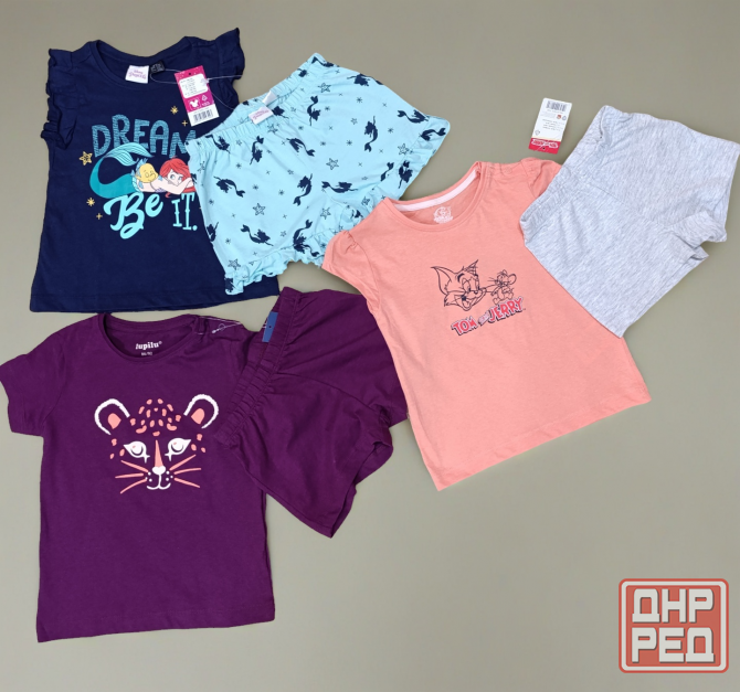 Летние костюмы для девочек 86/92 Донецк - изображение 1