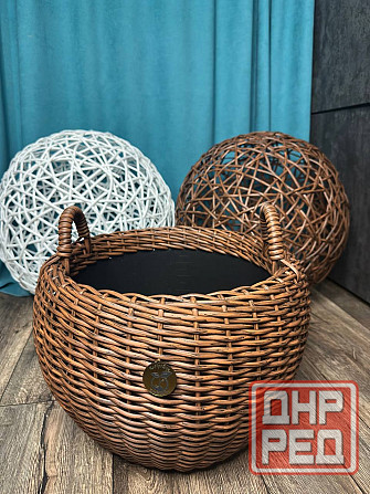 Кашпо из ротанга Донецк - изображение 1