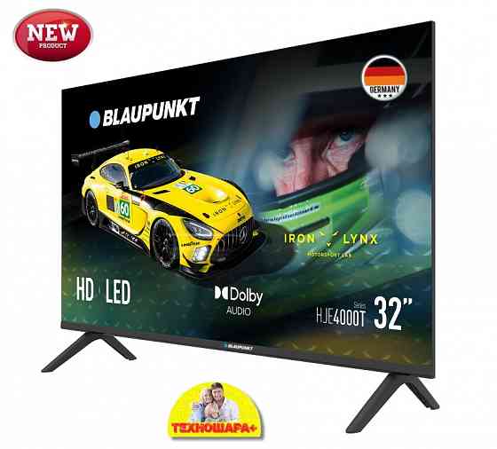 32" тв Blaupunkt 32HJE4000T. USB|тюнерТ2|HDMi|Dolby Audio|Безрамочный Донецк