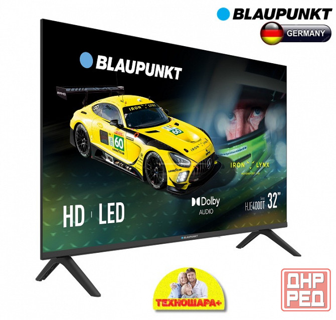 32" тв Blaupunkt 32HJE4000T. USB|тюнерТ2|HDMi|Dolby Audio|Безрамочный Донецк - изображение 2