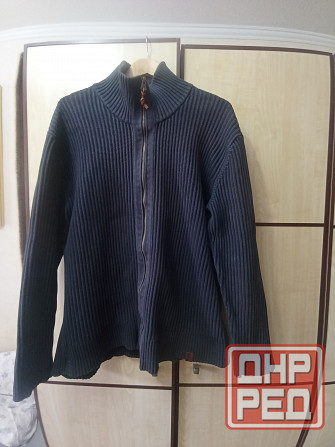 Свитер мужской на молнии Макеевка - изображение 1