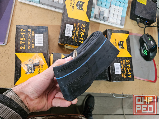 Камера мото 2.50-2.75 17 Мотокамера Black Cat 2.75х17 Донецк - изображение 2