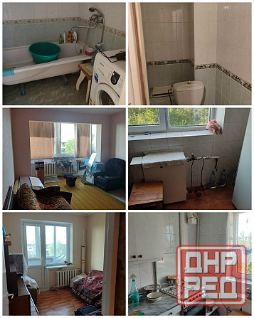 3к кв Даки Железнодорожный индивидуальное газовое отопление Макеевка - изображение 1