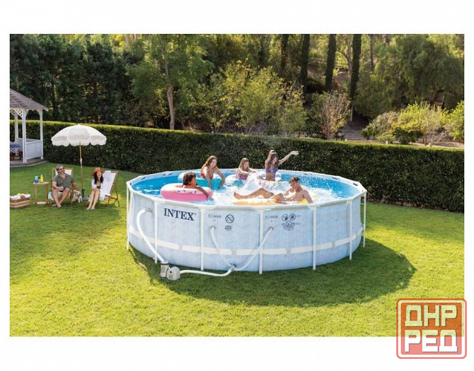 Бассейны каркасные Intex Chevron Prism Frame 488 х 122 см (полный комплект) Донецк - изображение 3