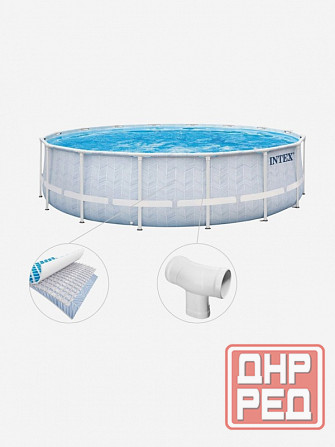 Бассейны каркасные Intex Chevron Prism Frame 488 х 122 см (полный комплект) Донецк - изображение 7