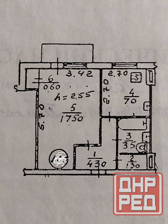 1-комнатная квартира, Текстильщик Донецк - изображение 1