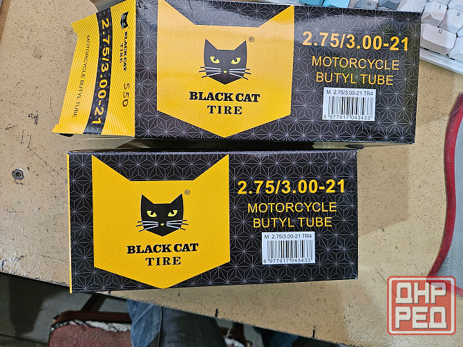 Камера мото 2.50-3.00 21 Мотокамера Black Cat 2.75-3.00х21 Донецк - изображение 1