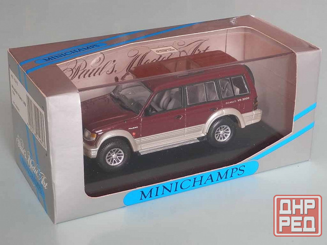 Mitsubishi Pajero LWB 1994 red (треснут бокс) - MINICHAMPS - 1/43 Донецк - изображение 7