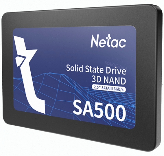 Ssd (ар:арт-2441) твердотельный накопитель Netac 120гб (Nt01sa500-120-S3x) Макеевка
