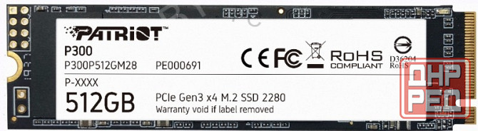 Твердотельный [арт-2716] накопитель Patriot Memory P300 512гб M.2 P300p512gm28 Макеевка - изображение 1