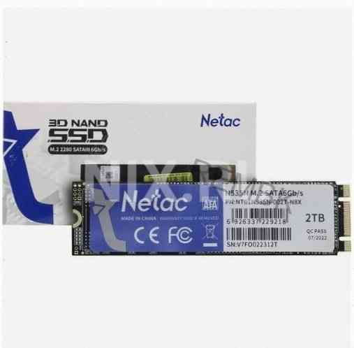 Твердотельный (арт:арт-5127) накопитель Ssd M.2 Sata Netac 2tb Sata (Nt01n535n-002t-N8x) Макеевка