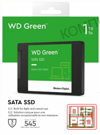 Твердотельный (ар:арт-3605) накопитель Ssd 1tb Western Digital Green Wds100t3g0a Sata3 2.5 Макеевка - изображение 4