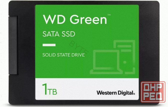 Твердотельный (ар:арт-3605) накопитель Ssd 1tb Western Digital Green Wds100t3g0a Sata3 2.5 Макеевка - изображение 1