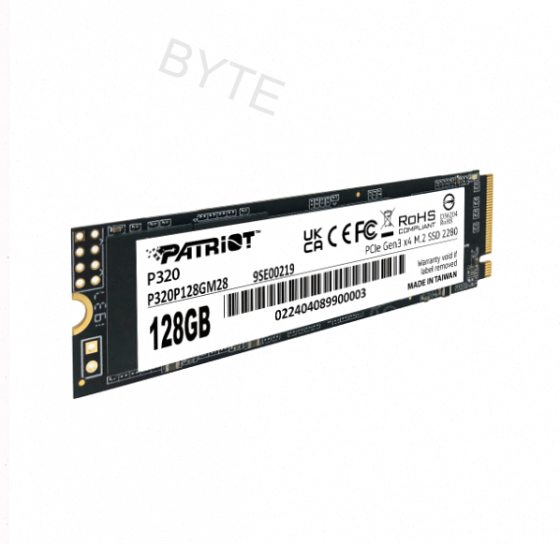 Ssd (арт:арт-1484) накопитель Patriot P320 P320p128gm28 128гб, M.2 2280, Pcie 3.0 X4, Nvme, M.2 Макеевка