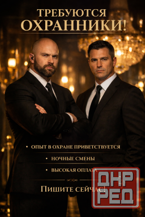 Срочно требуется охраник в ночной клуб Донецк - изображение 1
