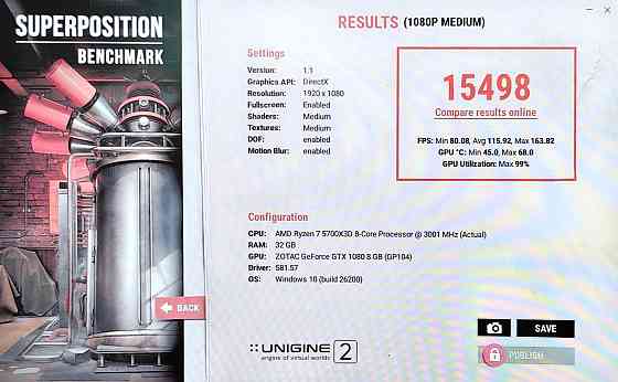 Видеокарта GTX 1080 Донецк