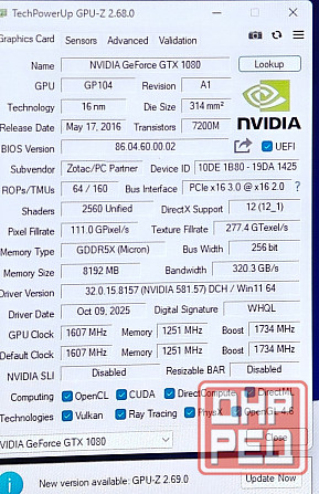 Видеокарта GTX 1080 Донецк - изображение 3