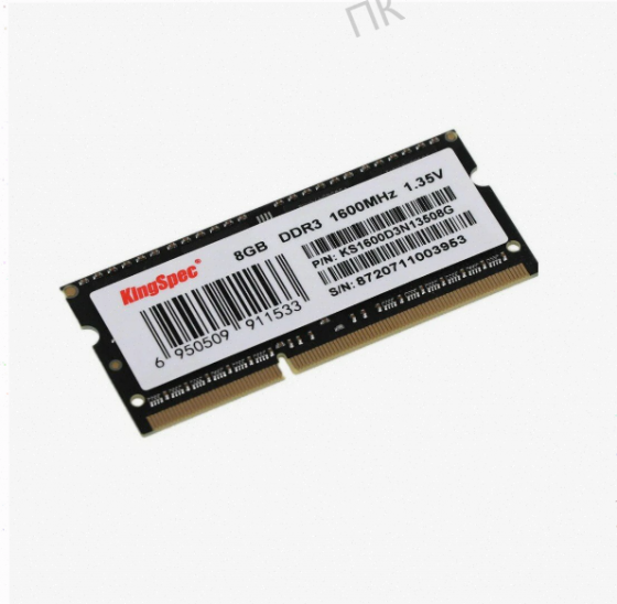 Оперативная (арт-2765) память Sodimm Ddr3 Pc3-12800 Kingspec Ks1600d3n13508g, 1х8 гб, 1.35 в кол-во Донецк