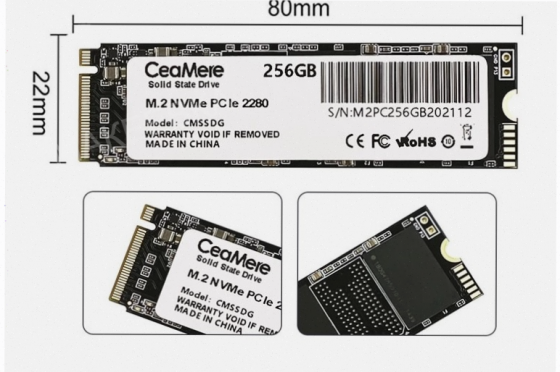 Ssd - арт-9687 M.2 Nvme твердотельный накопитель Ceamere 256 гб, M2pc256gb Донецк