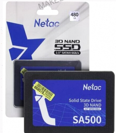 Твердотельный (ар:арт-2963) накопитель Ssd 2.5" Netac Sa500 (Nt01sa500-480-S3x) 480гб Донецк