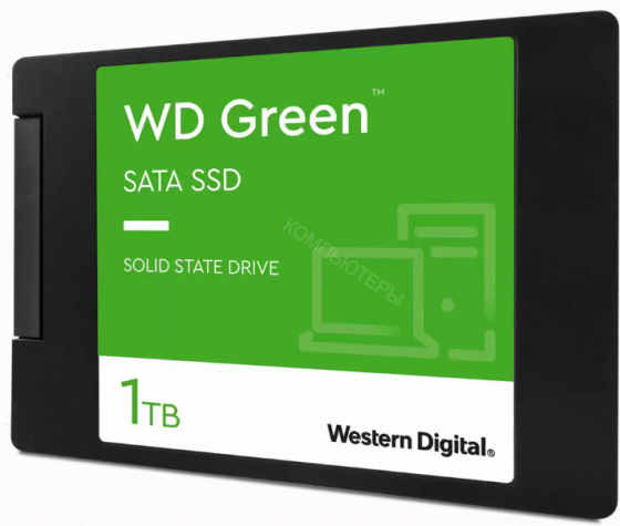 Твердотельный - арт-8727 накопитель Ssd 1tb Western Digital Green Wds100t3g0a Sata3 2.5 Донецк