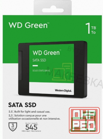 Твердотельный - арт-8727 накопитель Ssd 1tb Western Digital Green Wds100t3g0a Sata3 2.5 Донецк - изображение 4