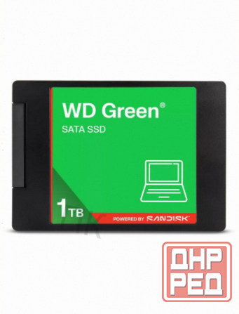Твердотельный (ар:арт-4215) накопитель Ssd Wd Green Wds100t5g0a 1tb, 2.5", Sata Iii, R/W - 545/510 M Донецк - изображение 2
